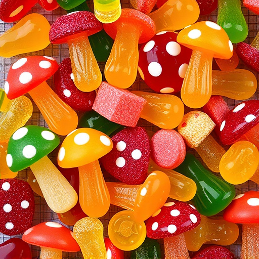 Vibrant Magic Mushroom Gummies Collection