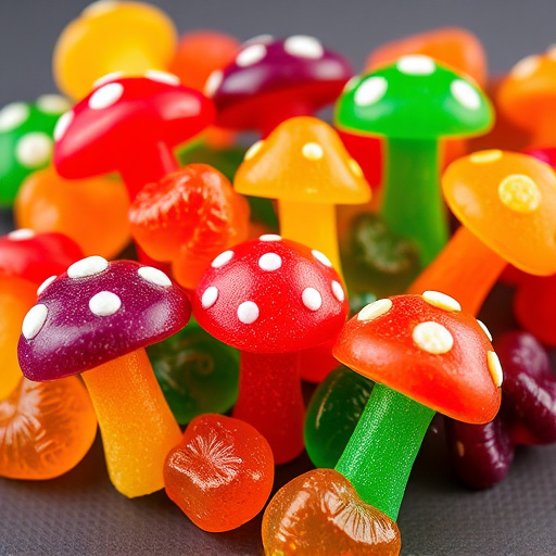 Vibrant Magic Mushroom Gummies Collection