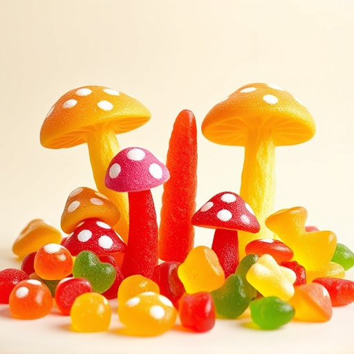 Vibrant Magic Mushroom Gummies Collection