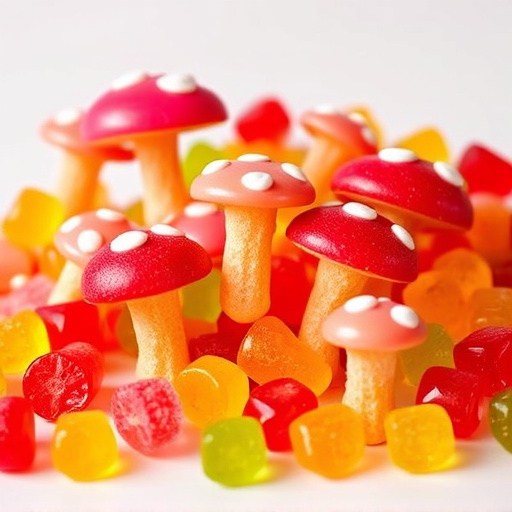 Vibrant Magic Mushroom Gummies Collection