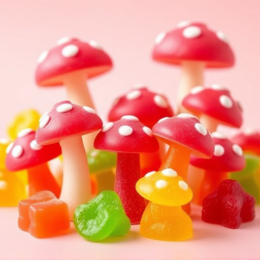 Vibrant Magic Mushroom Gummies Collection