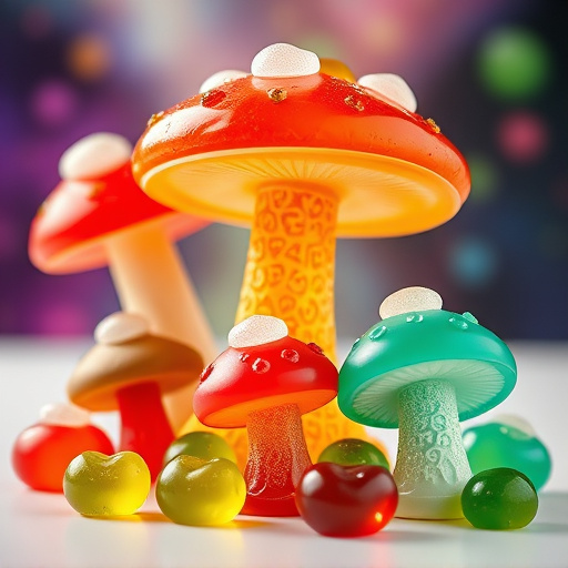 Vibrant Magic Mushroom Gummies Collection