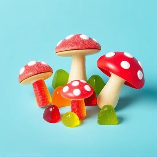 Vibrant Magic Mushroom Gummies Collection