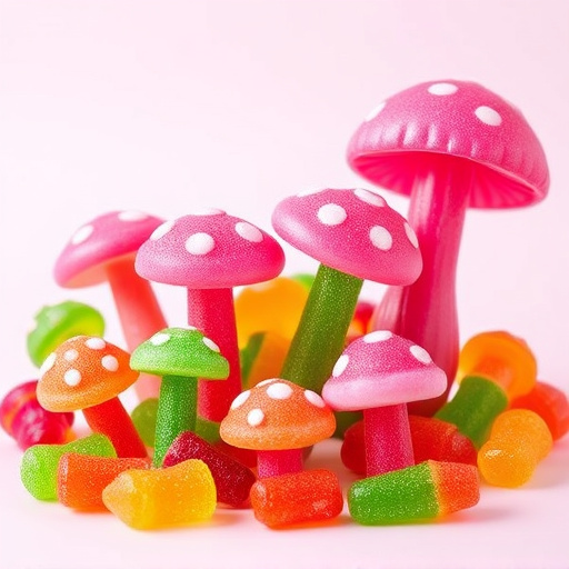 Vibrant Magic Mushroom Gummies Collection