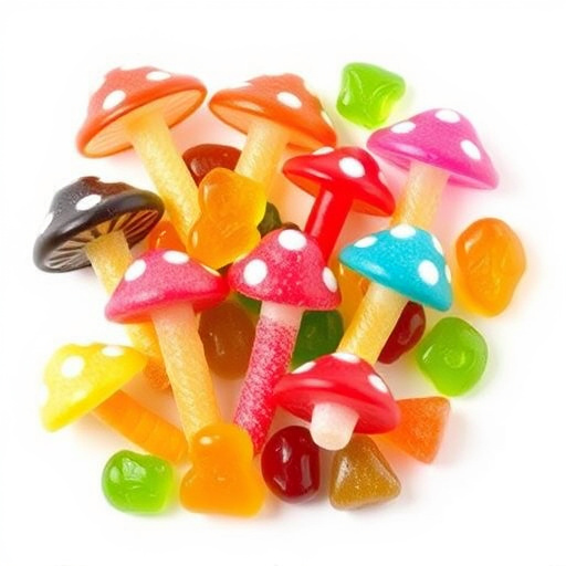 Vibrant Magic Mushroom Gummies Collection