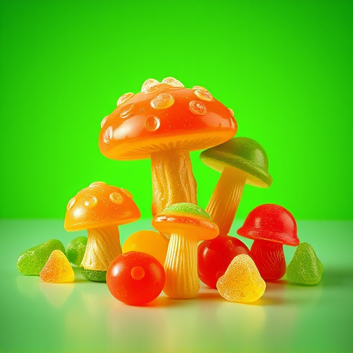 Vibrant Magic Mushroom Gummies Collection