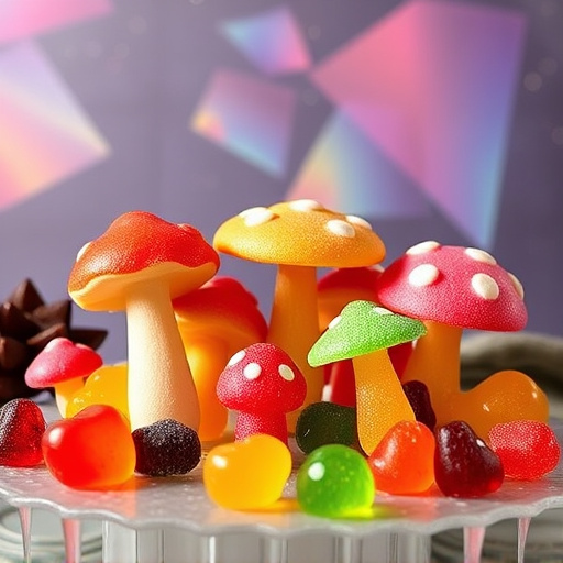 Vibrant Magic Mushroom Gummies Collection