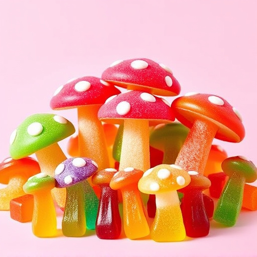 Vibrant Magic Mushroom Gummies Collection