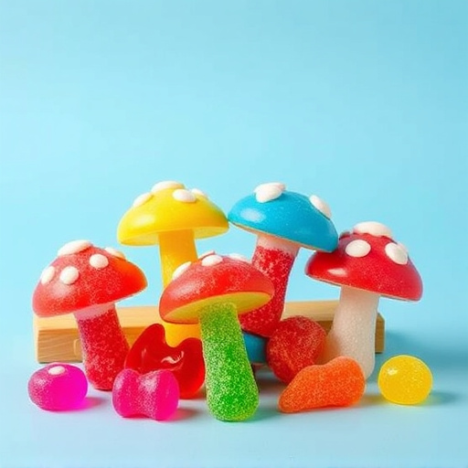 Vibrant Magic Mushroom Gummies Collection
