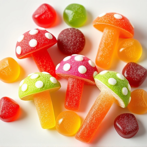 Vibrant Magic Mushroom Gummies Collection