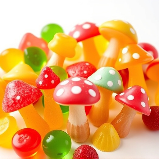 Vibrant Magic Mushroom Gummies Collection