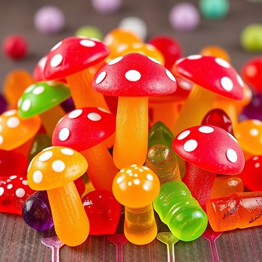 Vibrant Magic Mushroom Gummies Collection