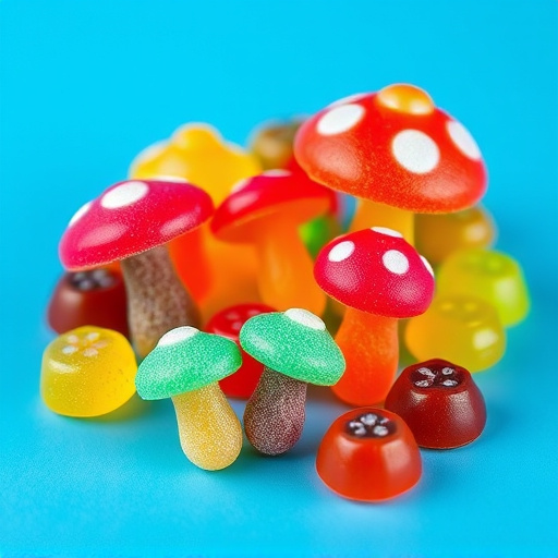 Vibrant Magic Mushroom Gummies Collection