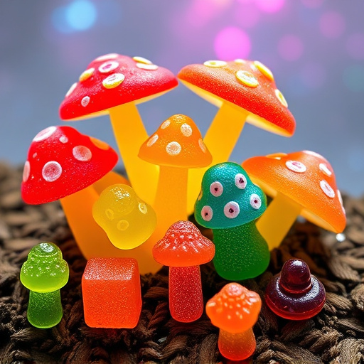 Vibrant Magic Mushroom Gummies Collection