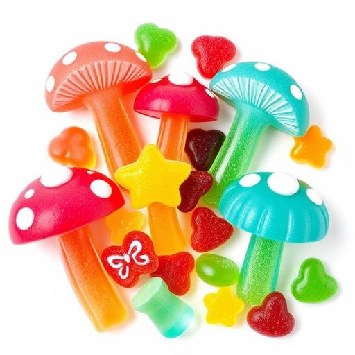 Vibrant Magic Mushroom Gummies Collection