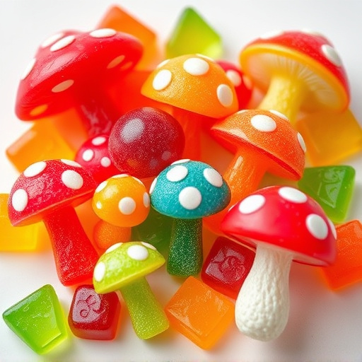 Vibrant Magic Mushroom Gummies Collection
