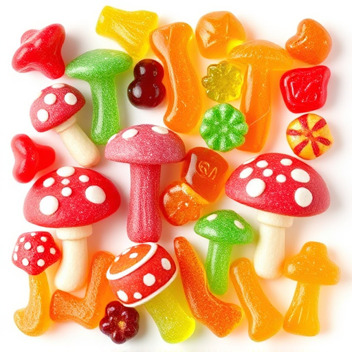 Vibrant Magic Mushroom Gummies Collection