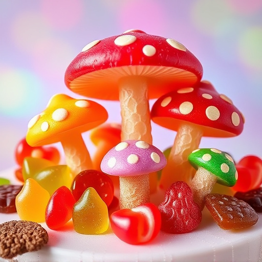 Vibrant Magic Mushroom Gummies Collection