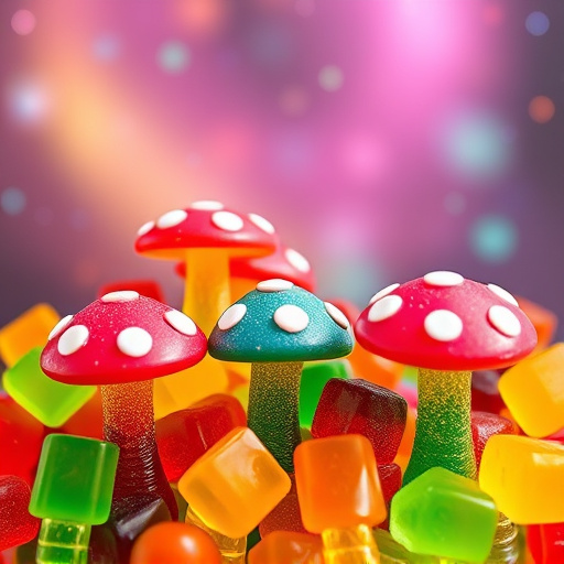 Vibrant Magic Mushroom Gummies Collection