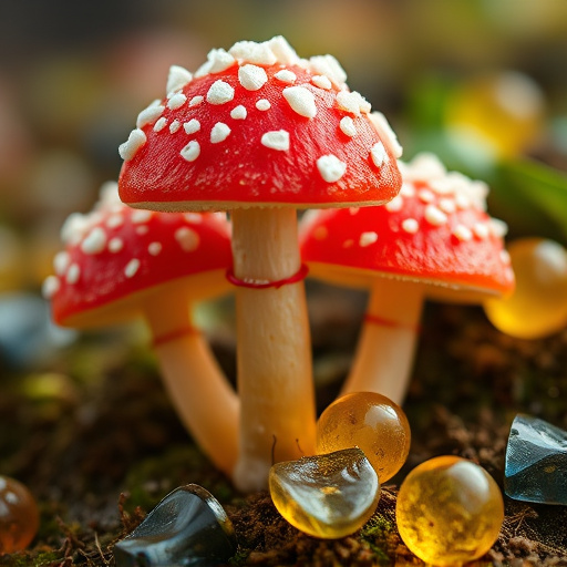 Amanita Magic Mushroom Gummies Close-Up