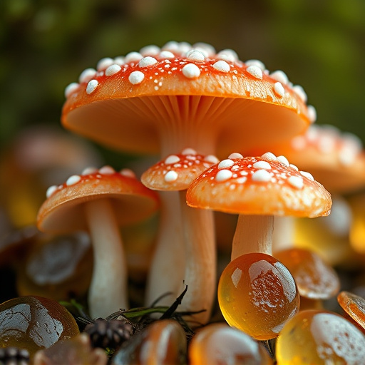 Amanita Magic Mushroom Gummies Close-Up