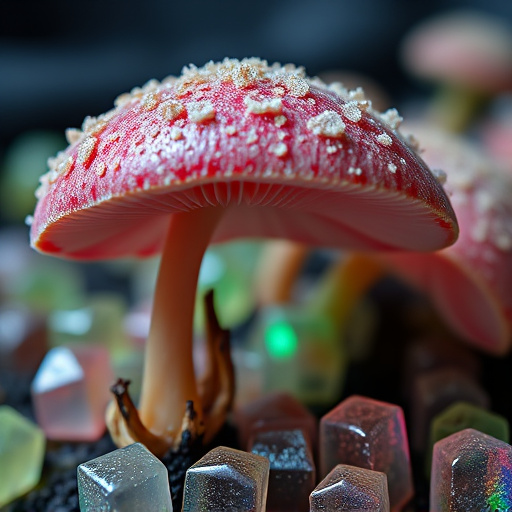 Amanita Magic Mushroom Gummies Close-Up