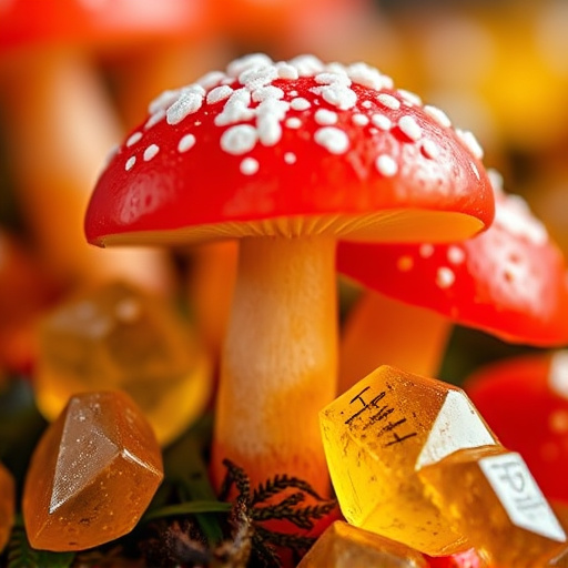 Amanita Magic Mushroom Gummies Close-Up