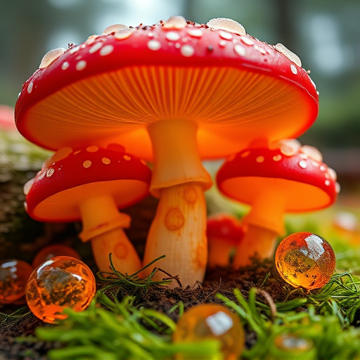 Amanita Magic Mushroom Gummies Close-Up