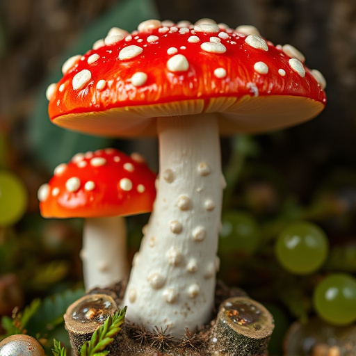 Amanita Magic Mushroom Gummies Close-Up