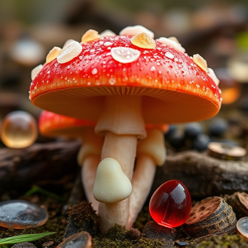 Amanita Magic Mushroom Gummies Close-Up