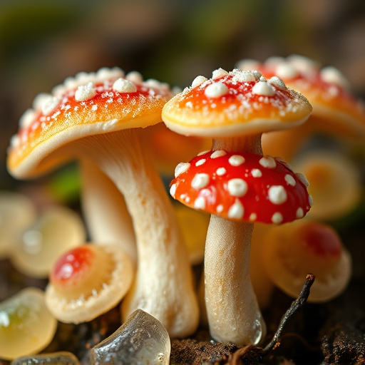 Amanita Magic Mushroom Gummies Close-Up