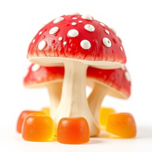 Amanita Magic Mushroom Gummies Close-Up