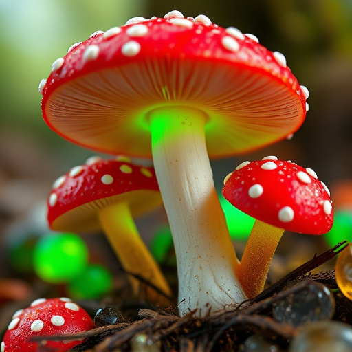Amanita Magic Mushroom Gummies Close-Up