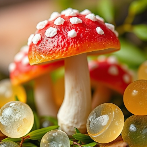 Amanita Magic Mushroom Gummies Close-Up