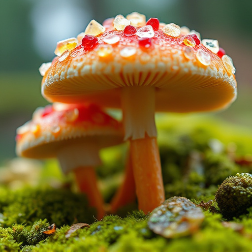 Amanita Magic Mushroom Gummies Close-Up