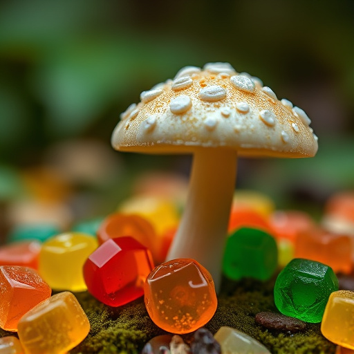 Amanita Magic Mushroom Gummies Close-Up