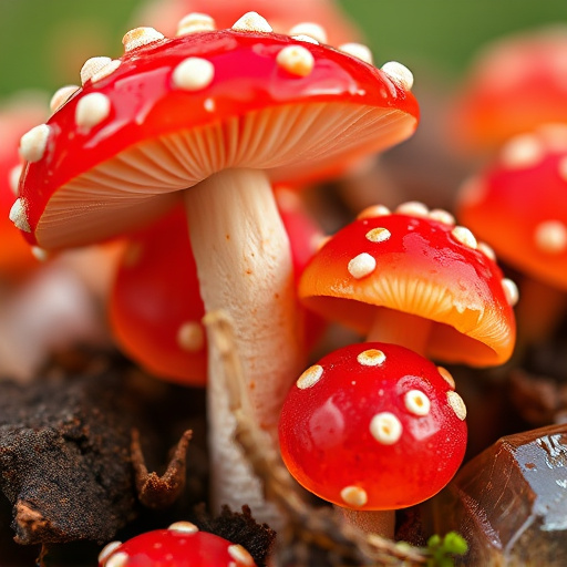 Amanita Magic Mushroom Gummies Close-Up