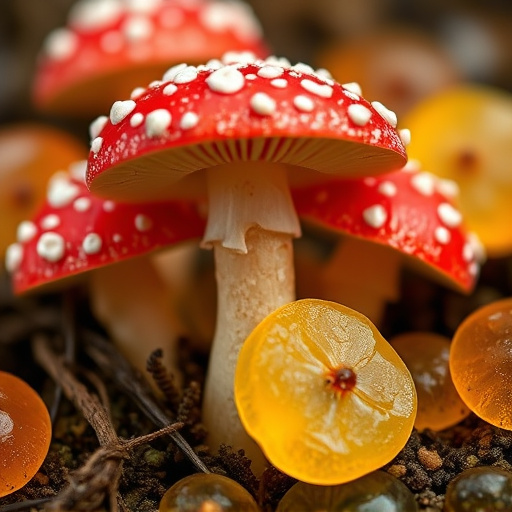 Amanita Magic Mushroom Gummies Close-Up