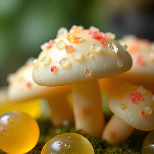 Amanita Magic Mushroom Gummies Close-Up
