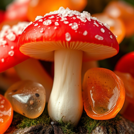 Amanita Magic Mushroom Gummies Close-Up