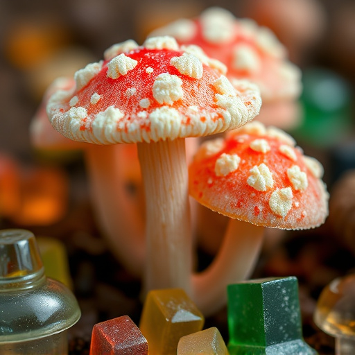 Amanita Magic Mushroom Gummies Close-Up