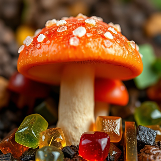 Amanita Magic Mushroom Gummies Close-Up