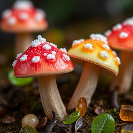 Amanita Magic Mushroom Gummies Close-Up