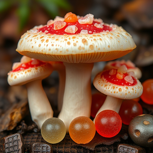 Amanita Magic Mushroom Gummies Close-Up