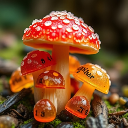 Amanita Magic Mushroom Gummies Close-Up