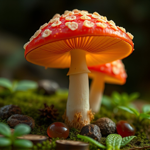 Amanita Magic Mushroom Gummies Close-Up
