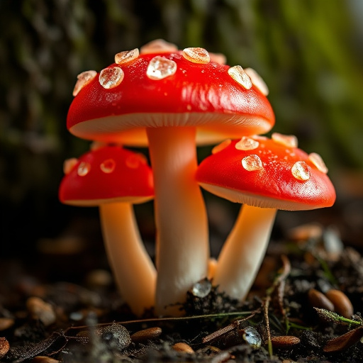 Amanita Magic Mushroom Gummies Close-Up