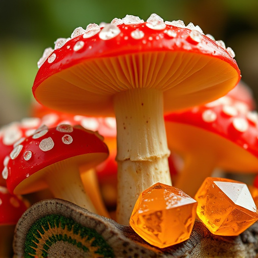 Amanita Magic Mushroom Gummies Close-Up