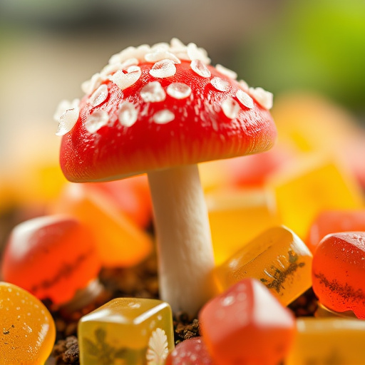 Amanita Magic Mushroom Gummies Close-Up