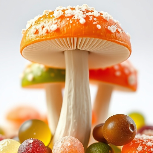 Amanita Magic Mushroom Gummies Close-Up